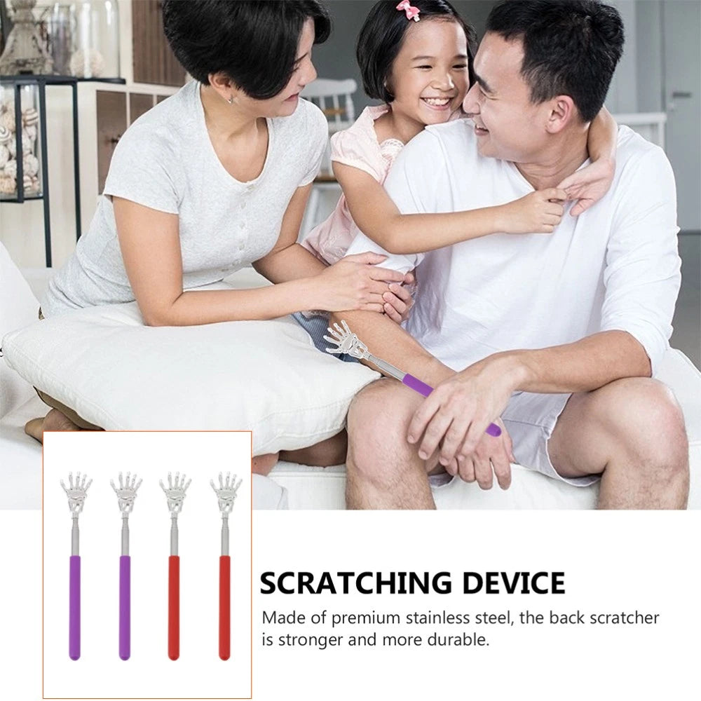 4 Pcs Massage Scratcher Telescoping Child Handheld Retractable Back