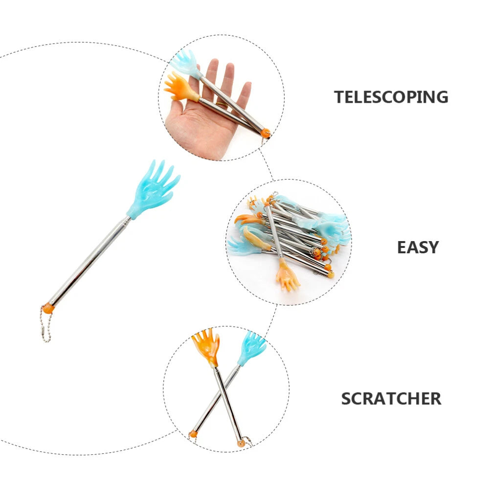 3 Pcs Back Grabber Elderly Scratcher Tool Extendable Massaging Tools