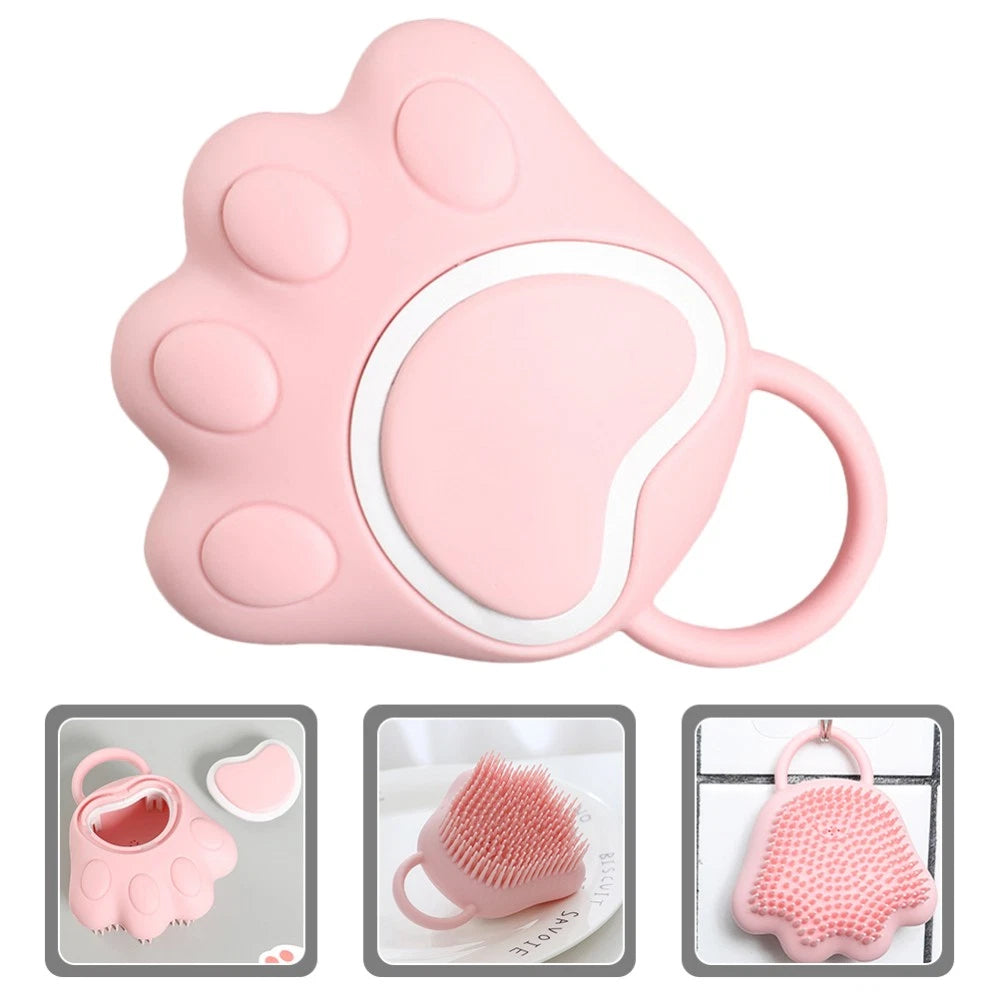 3 Count Silicone Shampoo Brush Child Baby Scalp Scratcher Massager Comb