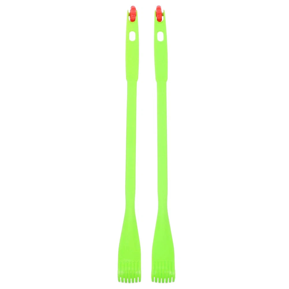 2 Pcs Itch Rake Massager Telescopic Back Scratcher Hand Man Long