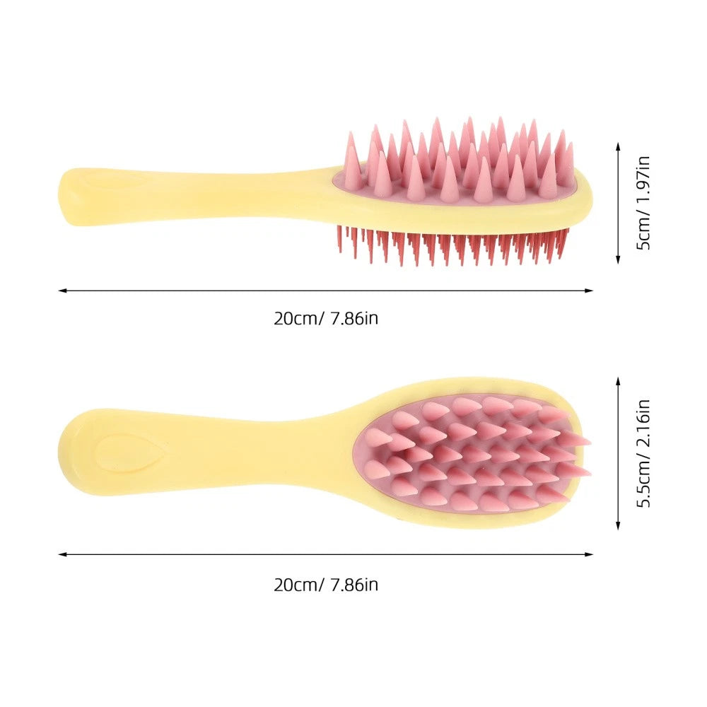 Shampoo Brush Scalp Cleansing Comb Scratcher Massager Bath Hair Scrubber