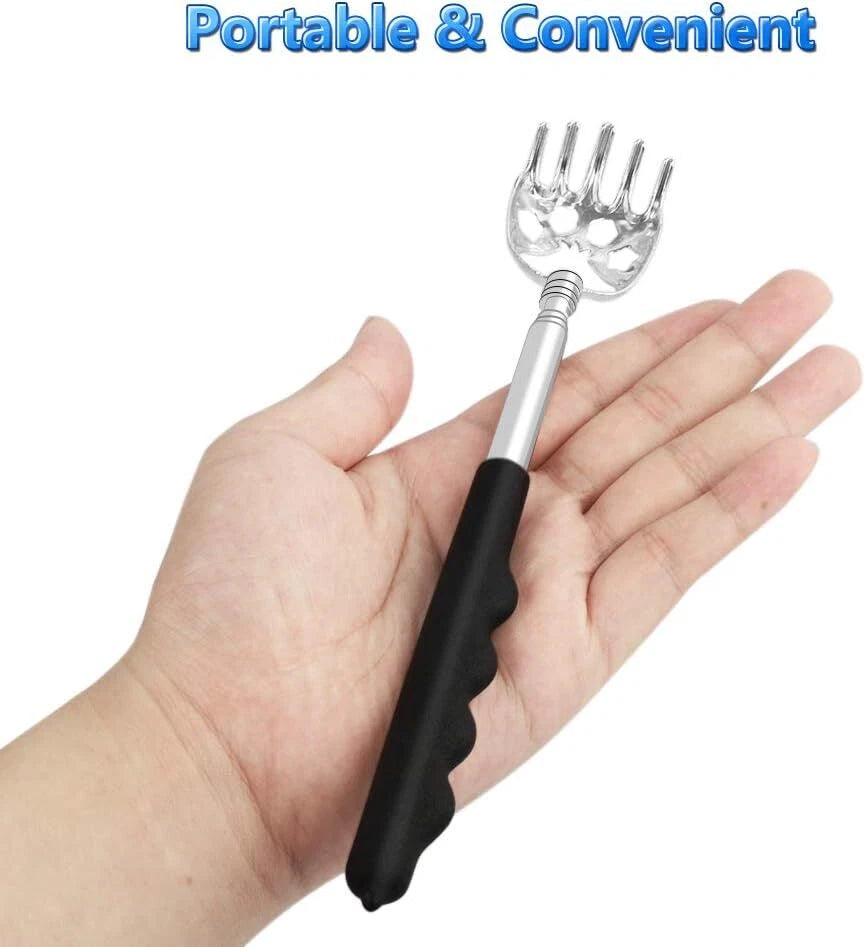 6 Pack Telescoping Back Scratcher - Bear Claw Back Scratchers - Portable Exte