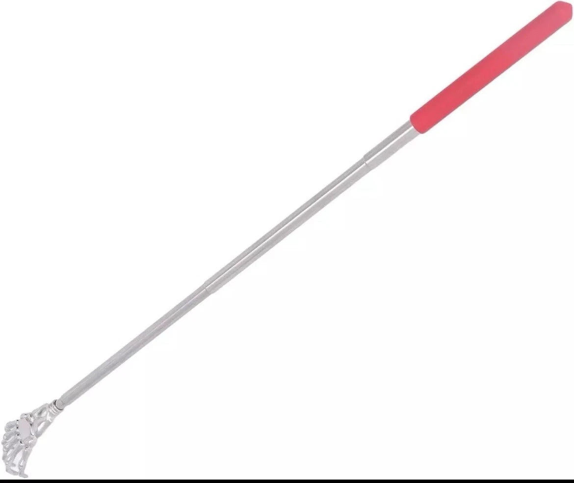 2 x CLAW BACK SCRATCHER Metal Extending Extendable Massager Telescopic Portable