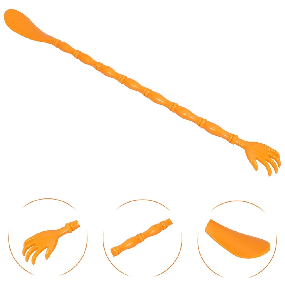 2 Pcs Itchy Claw Shoe Horn Back Scratcher and Tool Body Massager
