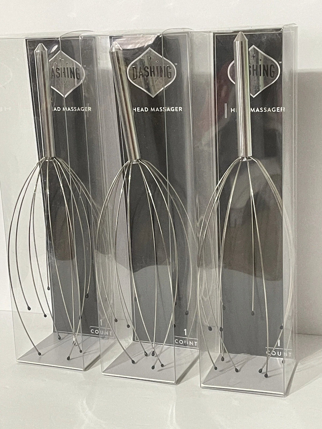 3x Dashing Head Massager Scratcher Tingler Hair Scalp Deep Relaxation Gift NEW