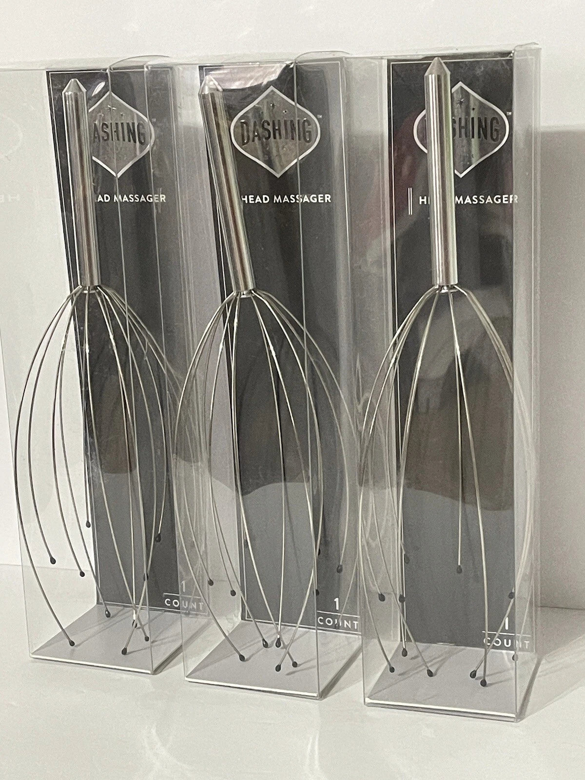 3x Dashing Head Massager Scratcher Tingler Hair Scalp Deep Relaxation Gift NEW