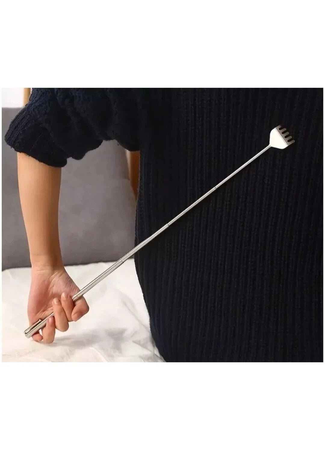 3 x Back Scratcher Retractable Telescopic Stainless Steel Shipped from UK
