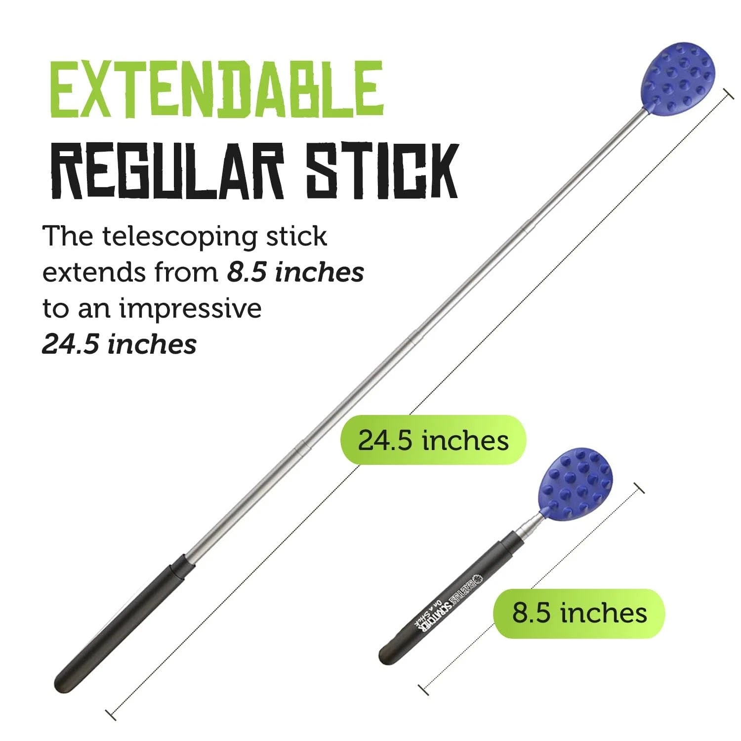 Extendable Back Scratcher Double Side for Adults, Itch Relief Up to 24.5"
