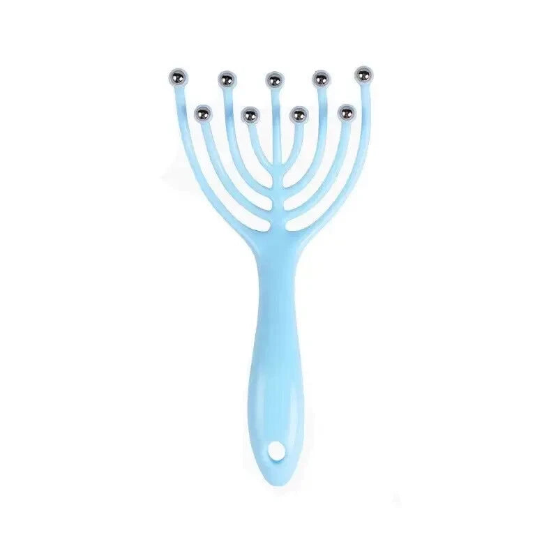 9 Fingers Claws Head Scratcher Scalp Handheld Claw Massager Stress Relax Healing
