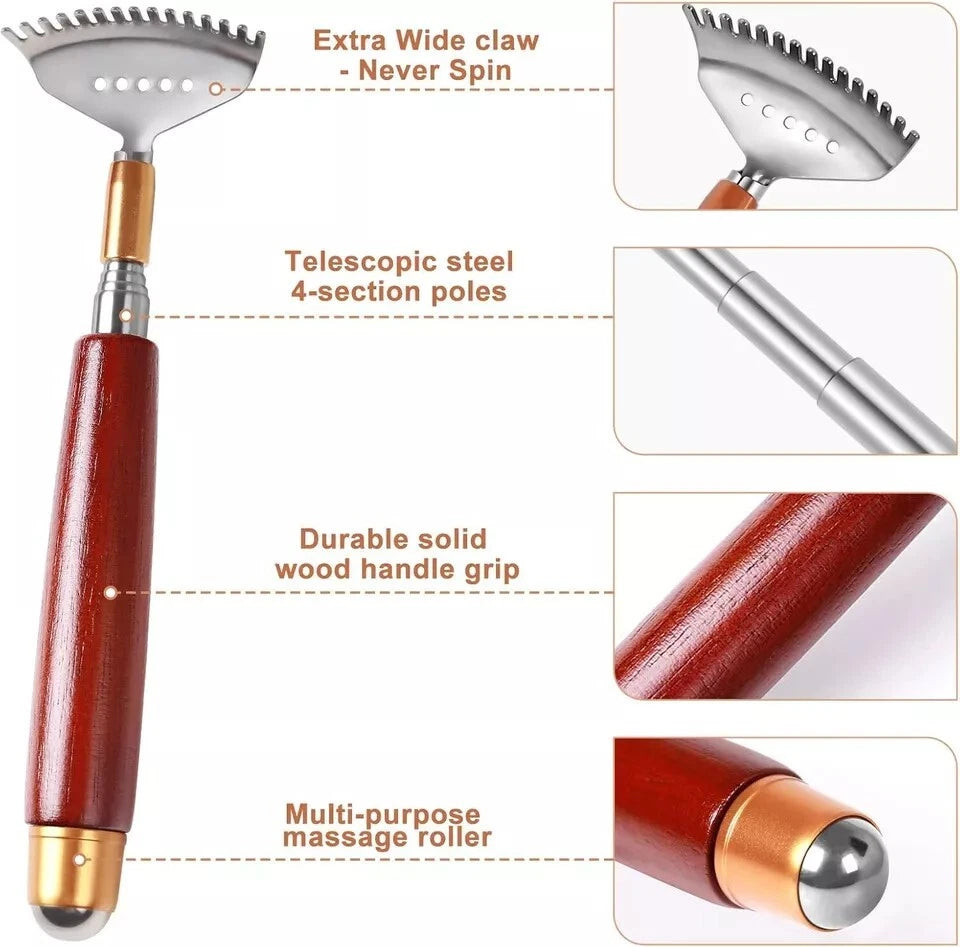 Aznrszy Back Scratcher Best Back Scratcher for Women Men Adults Extendable UK