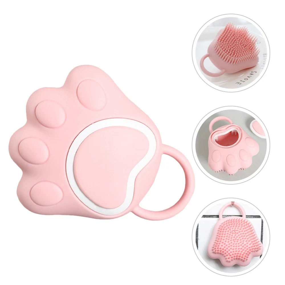 3 Count Silicone Shampoo Brush Child Baby Scalp Scratcher Massager Comb