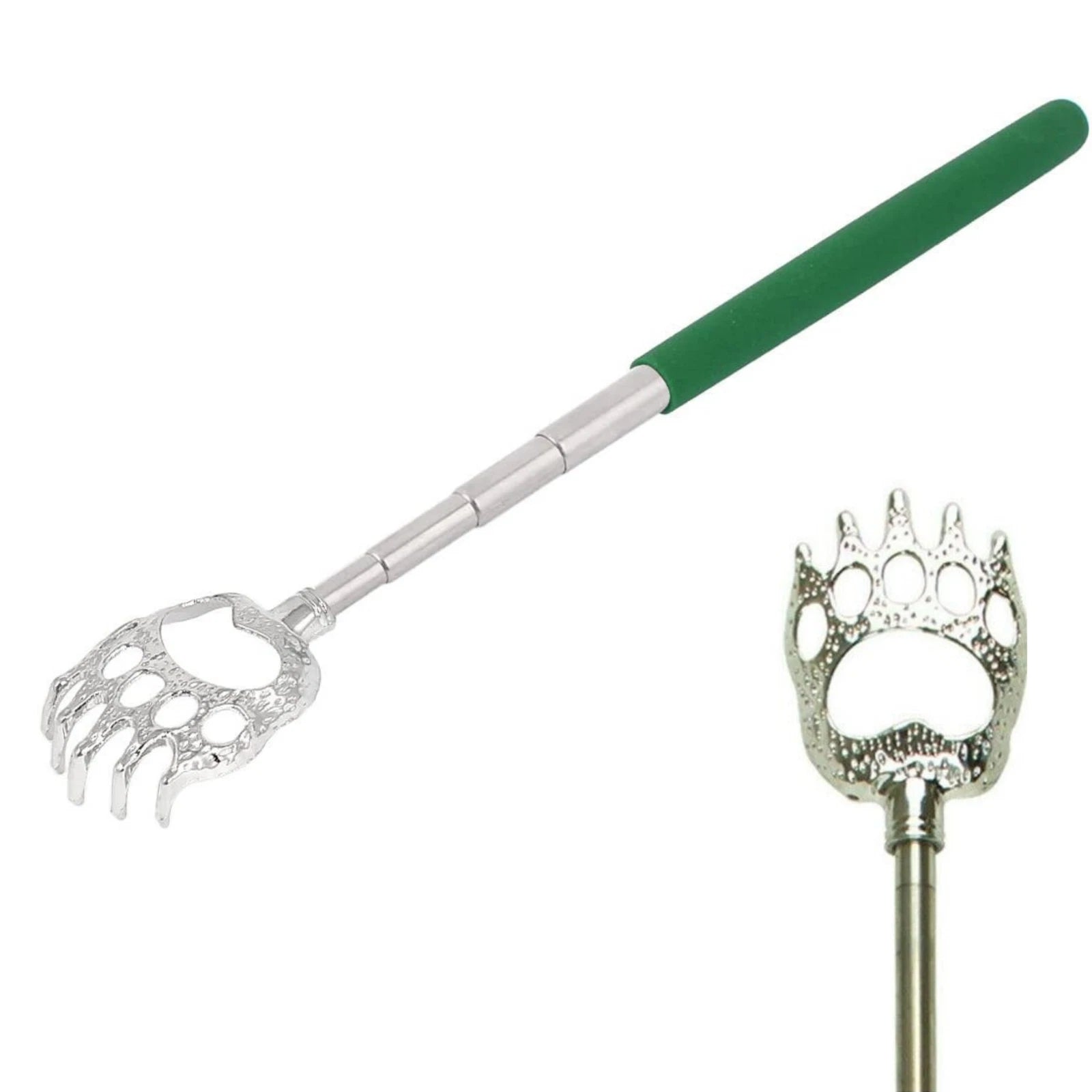 BEAR CLAW BACK SCRATCHER METAL EXTENDING EXTENDABLE MASSAGER PORTABLE TELESCOPIC