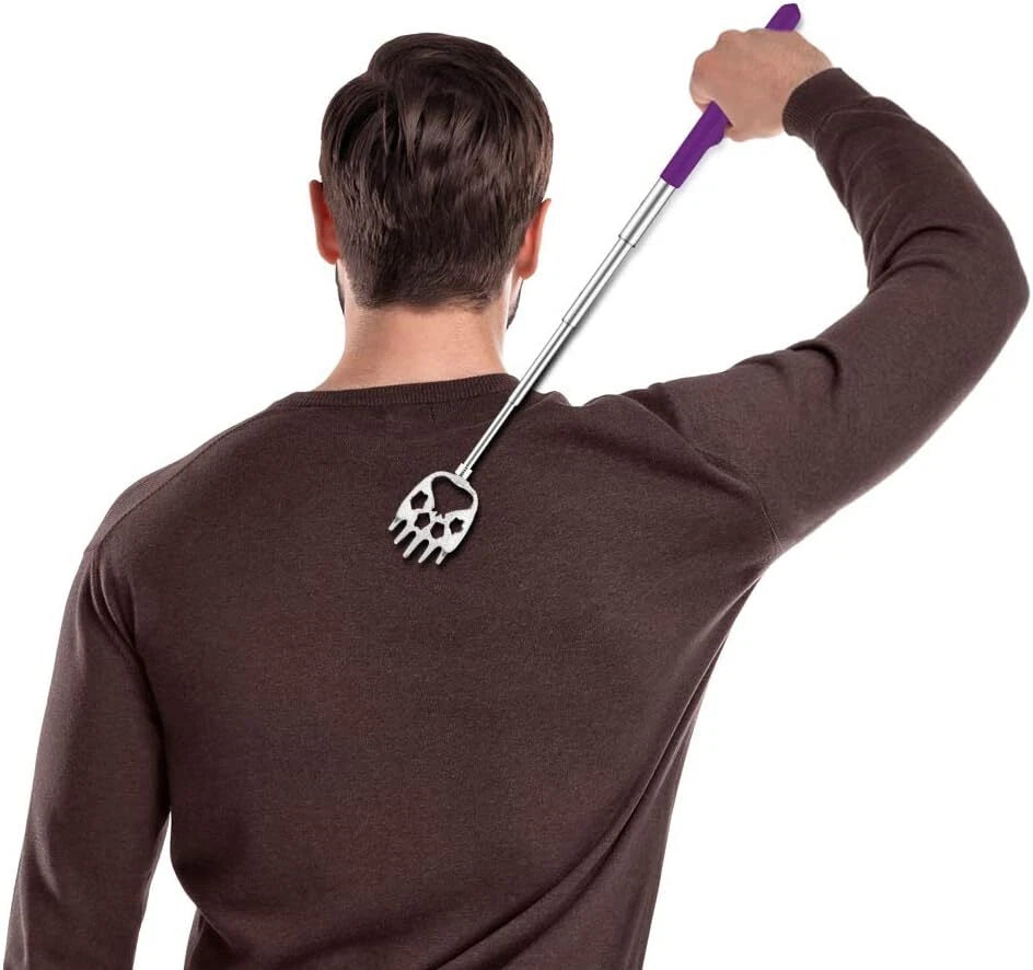 6 Pack Telescoping Back Scratcher - Bear Claw Back Scratchers - Portable Exte