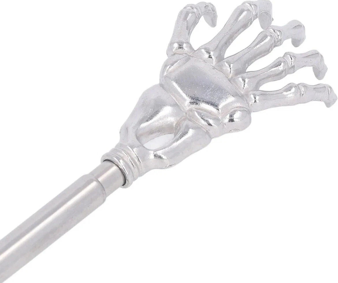 2 x CLAW BACK SCRATCHER Metal Extending Extendable Massager Telescopic Portable