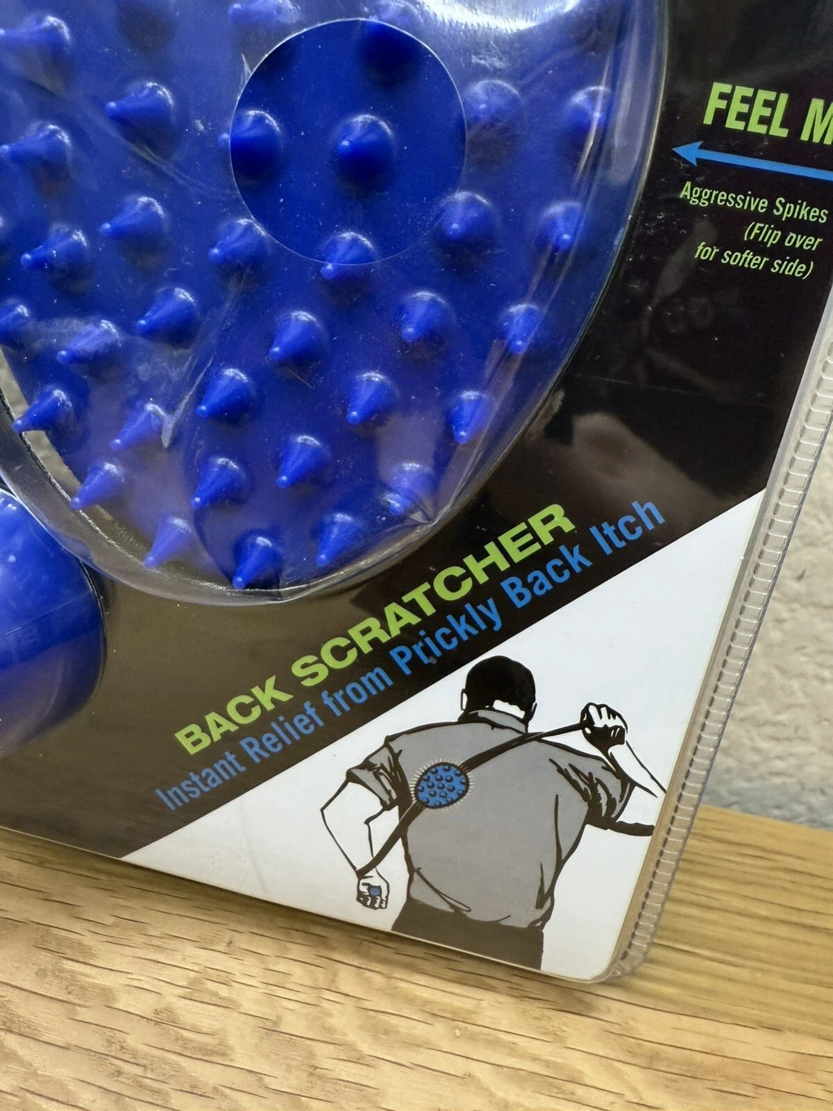 Cactus Back Scratcher Satisfy Your Itch Blue Instant Relief From Prickly Back