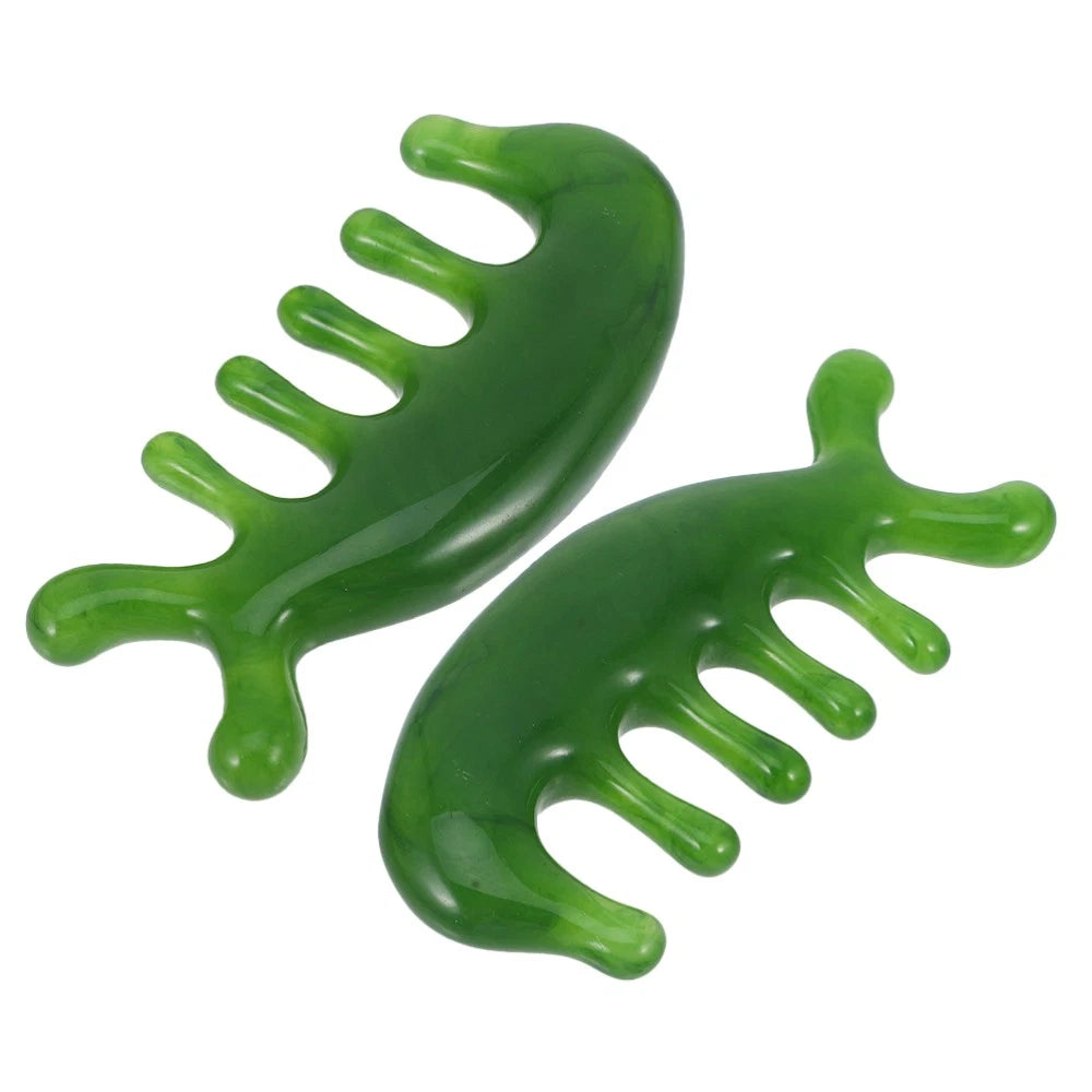 2 Pcs Scalp Massage Comb Hair Care Masssage Head Scratcher Massager