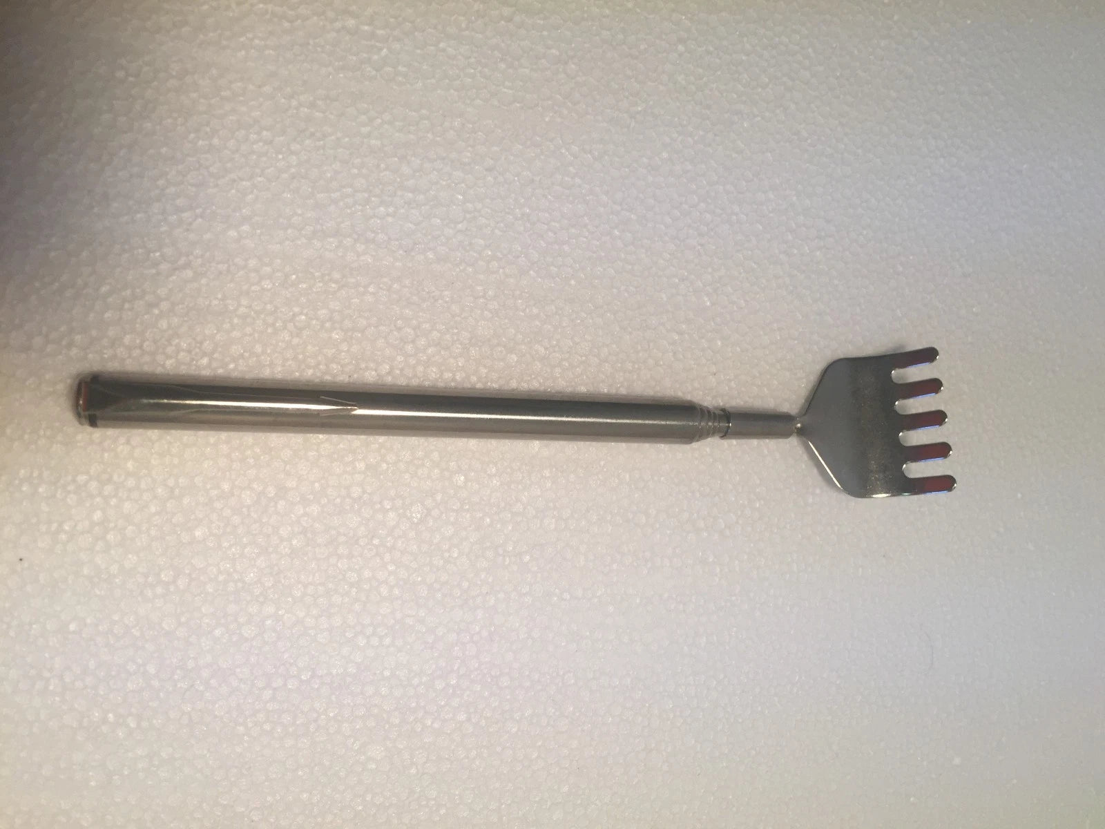 Extendable Stainless Steel Telescoping Back Scratcher Extend 20" Pen Pocket Clip