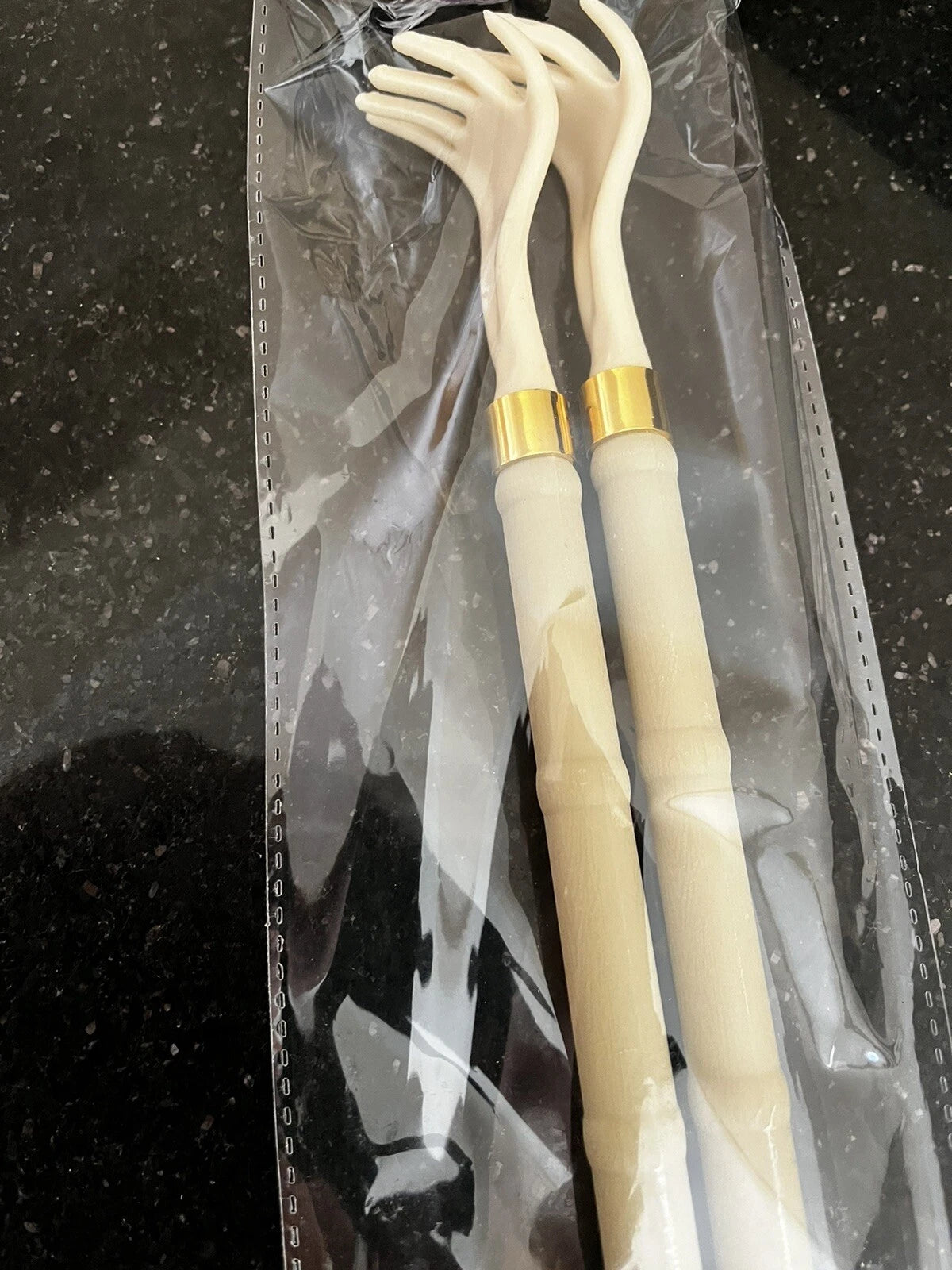 Hand Shape Back Scratcher and Shoe Horn - Long Reach - Pack Of 2