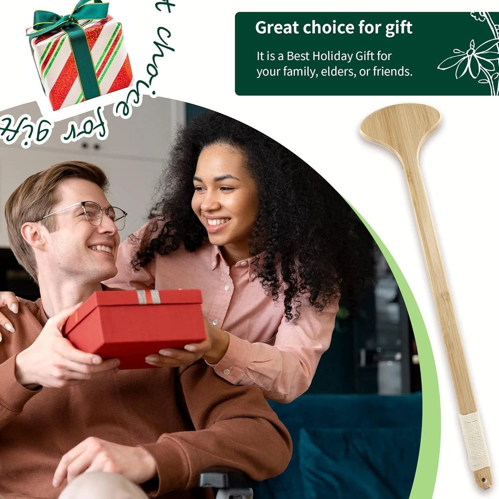 Comfort Grip 22-Inch Bamboo Back Scratcher - Ideal Gift for Seniors & Loved Ones