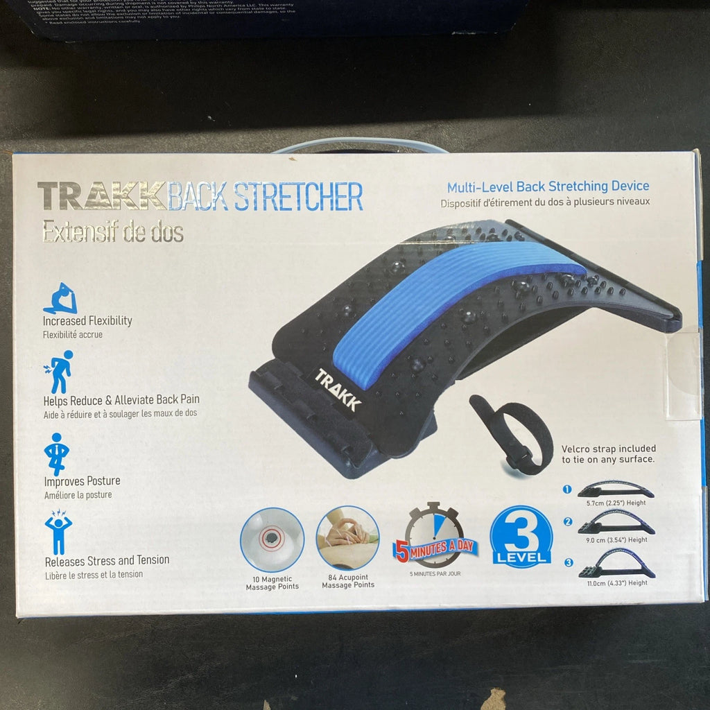 Trakk Back Stretcher: Multi-Level Back Stretching Device Massager