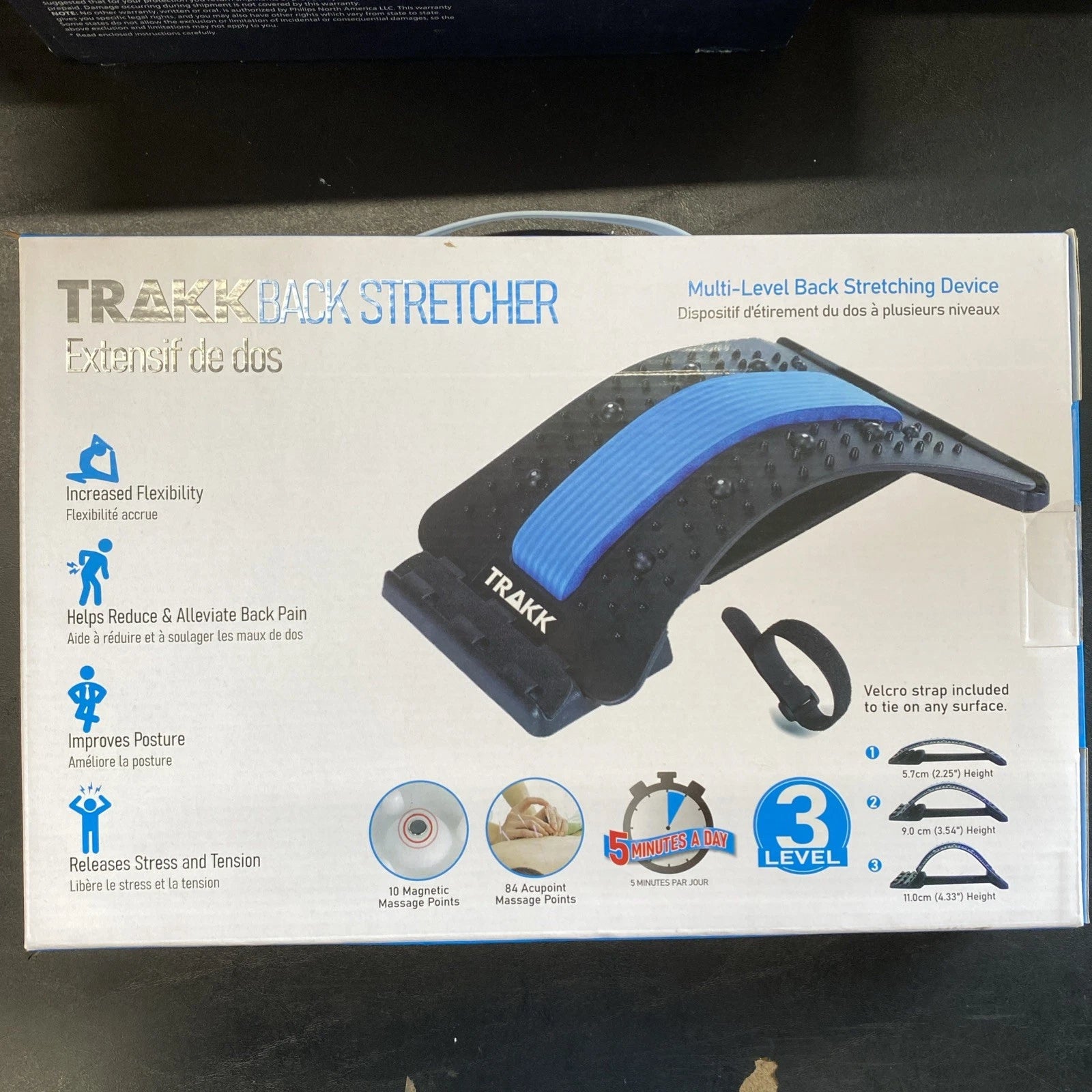 Trakk Back Stretcher: Multi-Level Back Stretching Device Massager