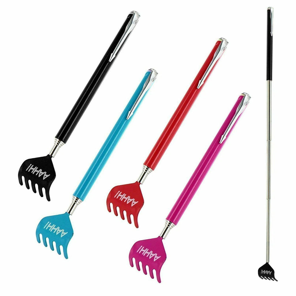 Telescopic Extendable Back Scratcher Itch Handy Random Colour Portable Pocket