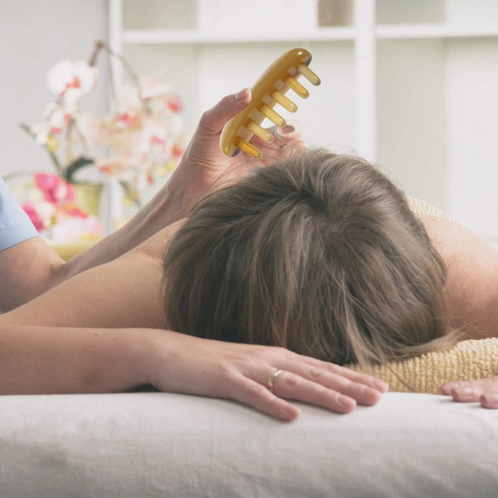 Massage Comb Miss Men and Women Sandalwood Hair Scalp Massager Scratcher