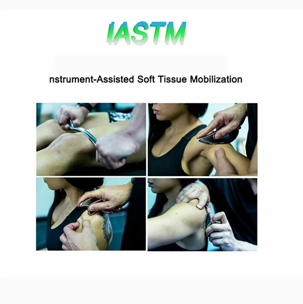 IASTM Medical Gua Sha Scraper Physiotherapy Physical Therapy Fascia Knife Set