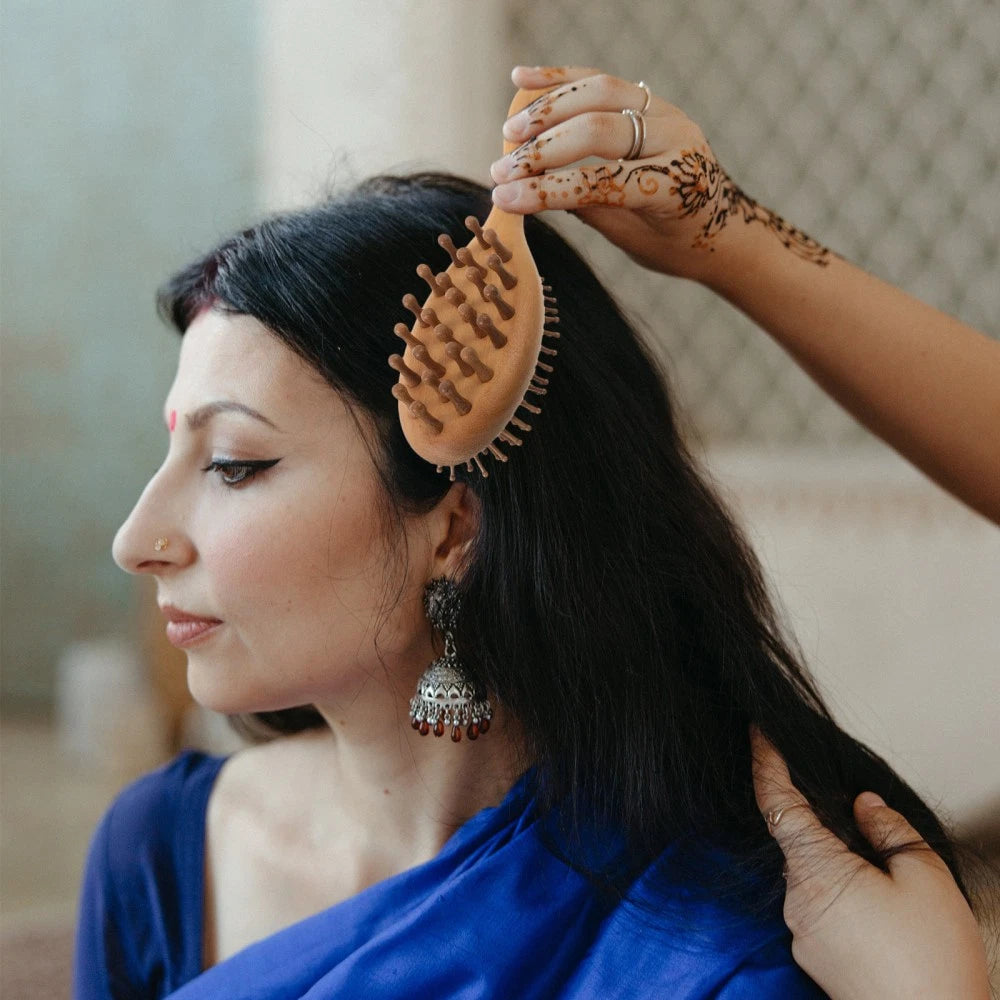 Massage Comb -finger Massaging Hair Scratcher for Scalp