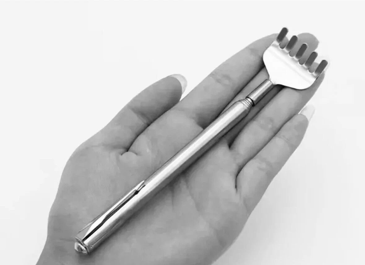 5 x Back Scratchers Retractable Telescopic Stainless Steel Shipped from UK