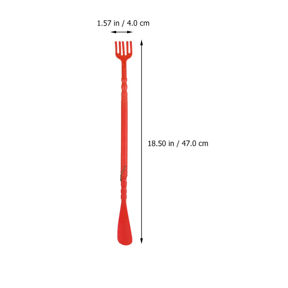 6pcs Multifunctional Shoe Horn Back Scratcher Handheld Back Massager-