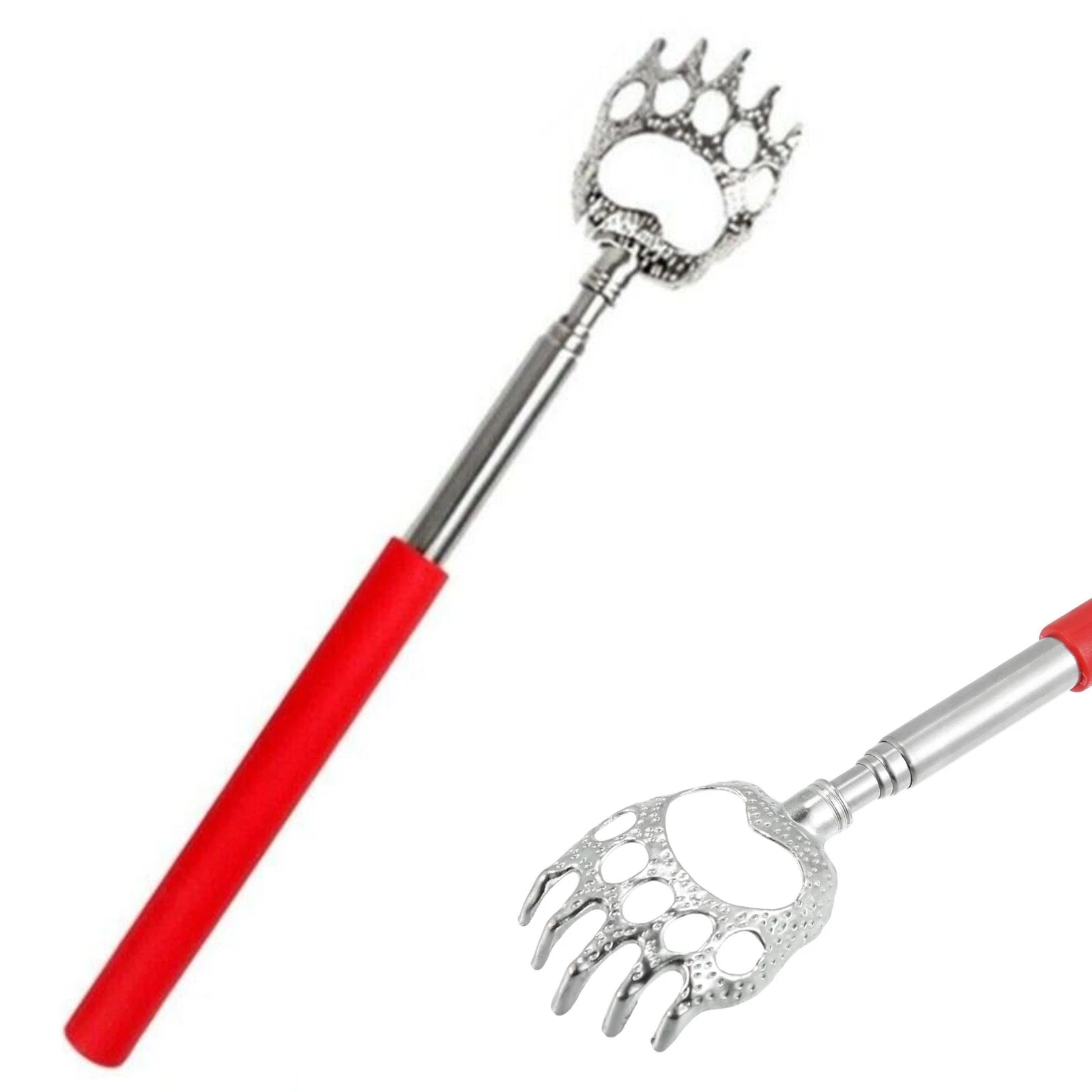 BEAR CLAW BACK SCRATCHER METAL EXTENDING EXTENDABLE MASSAGER PORTABLE TELESCOPIC