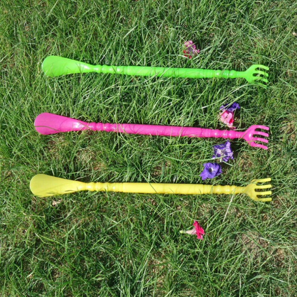 6pcs Multifunctional Shoe Horn Back Scratcher Handheld Back Massager-