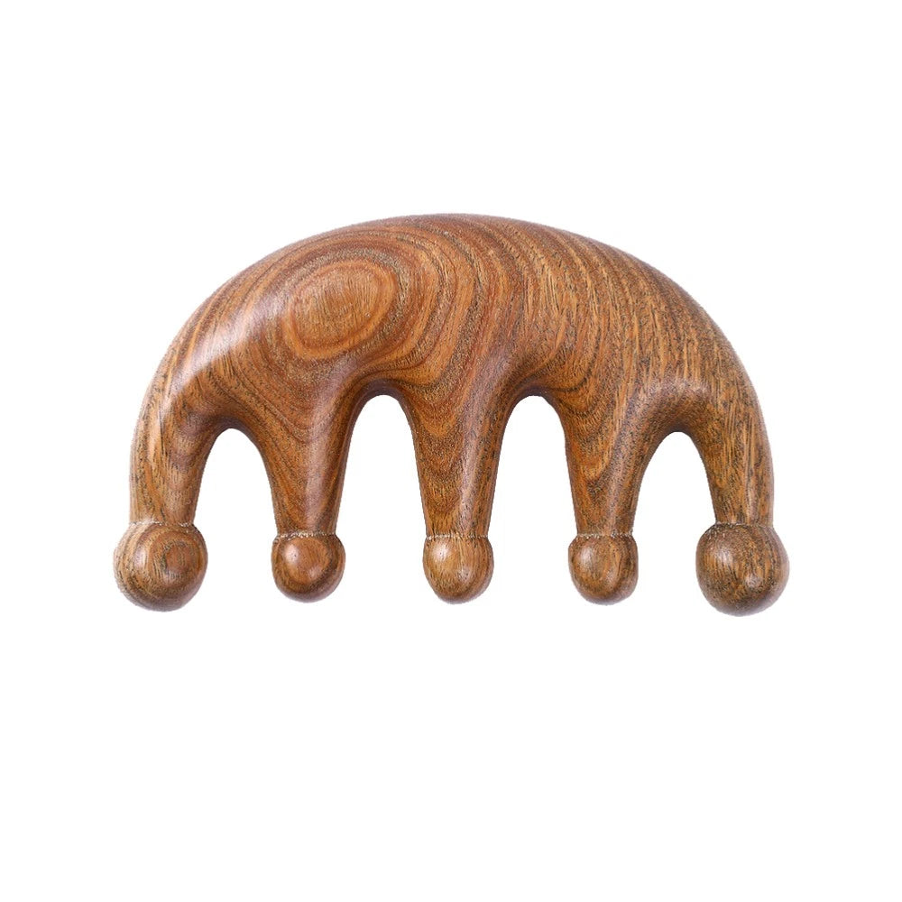 Massage Comb Anti-static Scalp Scratcher Sandalwood Hair Massager