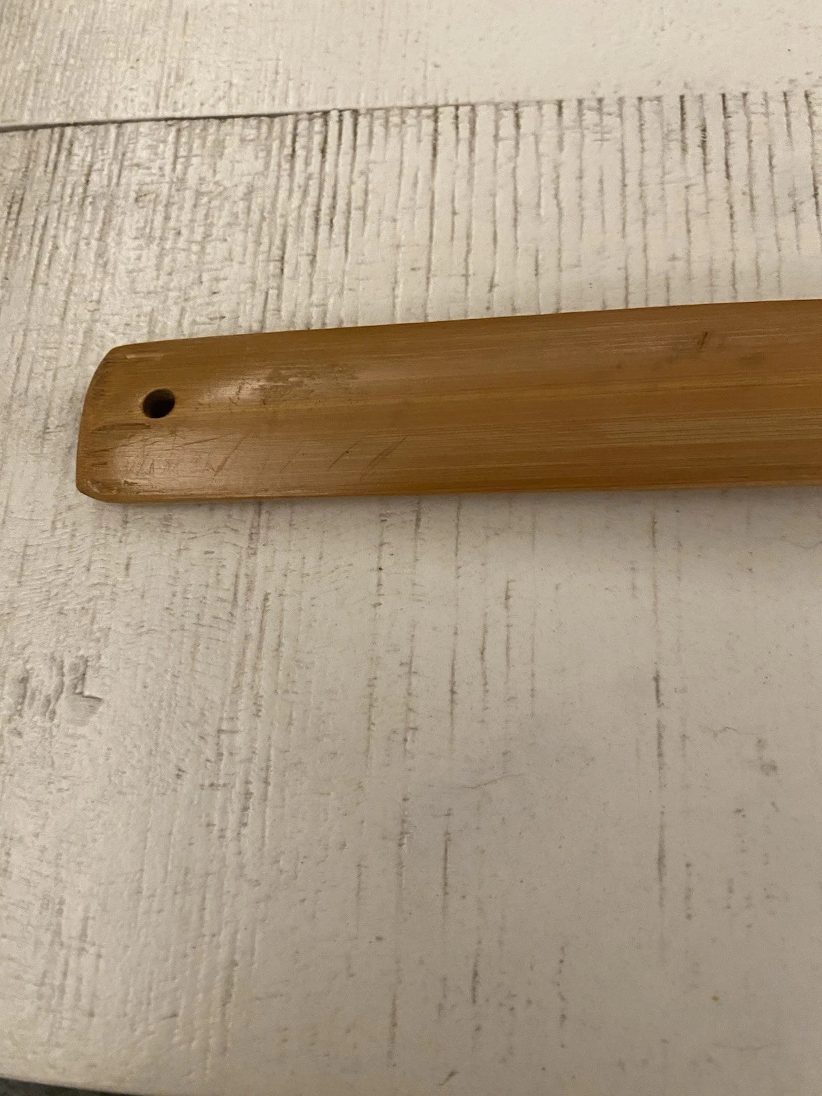 Vintage  Bamboo Back Scratchers  With Nail Hole for hanging 17"