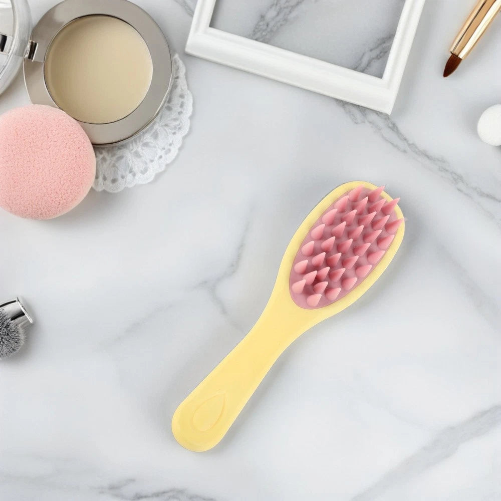 Shampoo Brush Scalp Cleansing Comb Scratcher Massager Bath Hair Scrubber