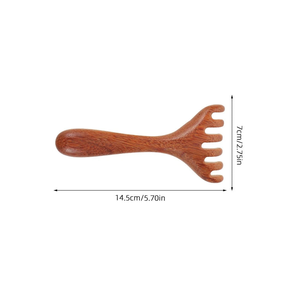 3 Pcs Massage Rake Hair Comb Manual Scalp Massagers Back Scratcher