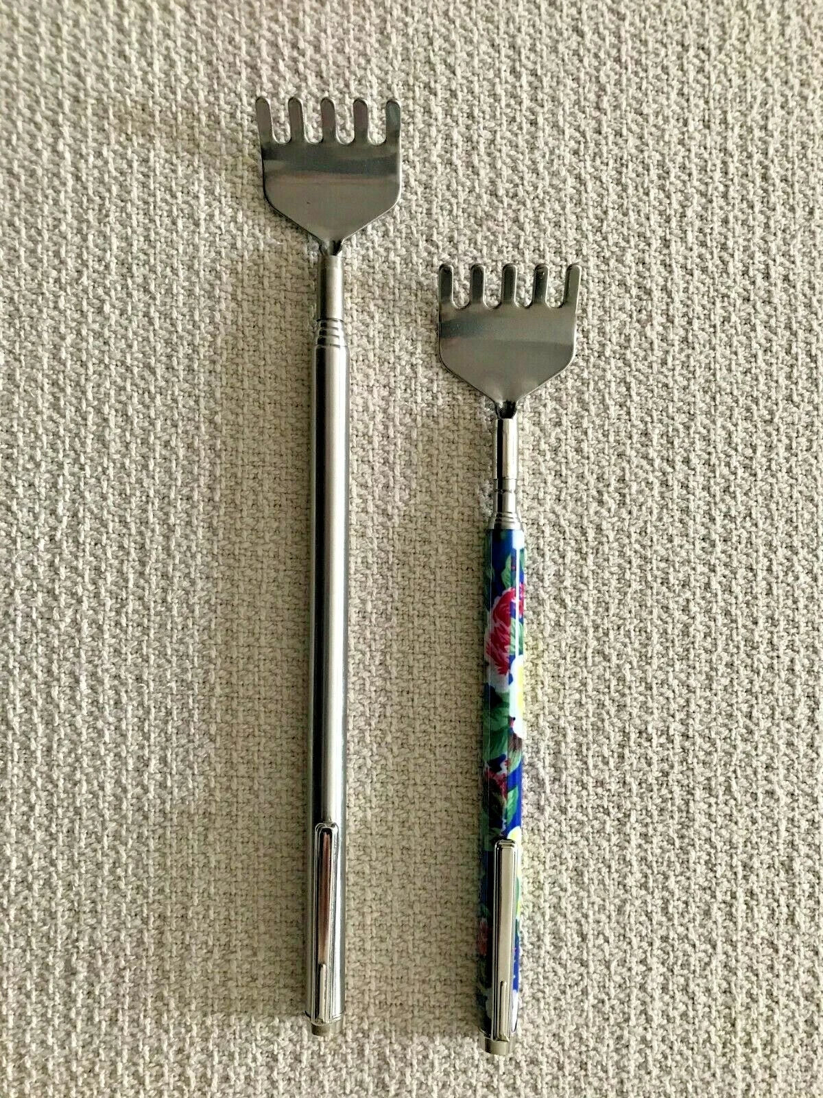 Extendable Stainless Steel Telescoping Back Scratcher 1 ea of 2 sizes NEW (B41K)