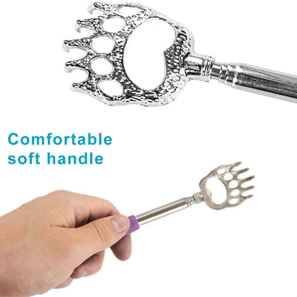 BEAR CLAW BACK SCRATCHER METAL EXTENDING EXTENDABLE MASSAGER PORTABLE TELESCOPIC