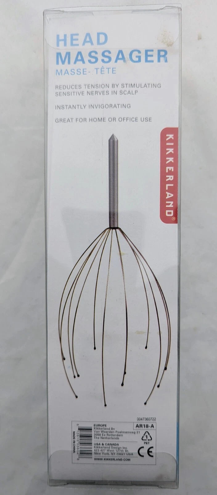 Head Massager Scratcher Neck Massage Scalp Relax Calm Stress Relief Octopus Spa