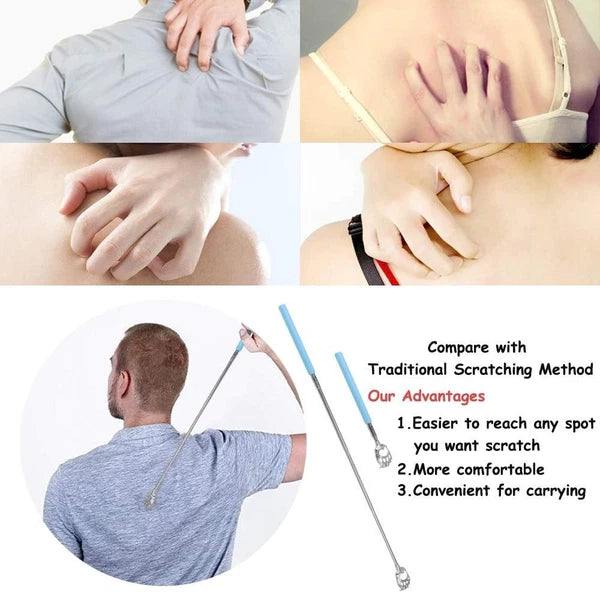 Wovte Back Scratcher with Telescopic Handle - Stress Relief & Pain Alleviation