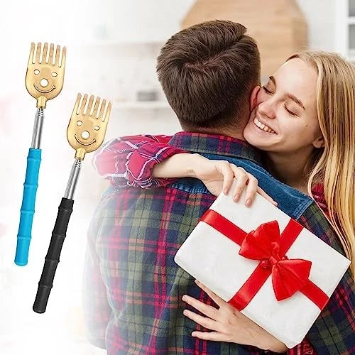 5 Pack Telescoping Back Scratcher, Gift Manual Back Scratchers, 5pcs-gold