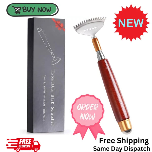 Aznrszy Back Scratcher Best Back Scratcher for Women Men Adults Extendable UK