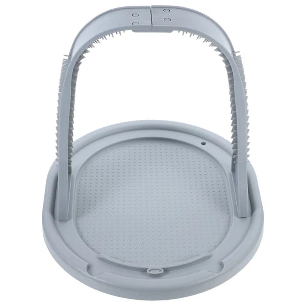 Arched Wool Rubbing Device Cat Self Grooming Scratcher Massager for Cats