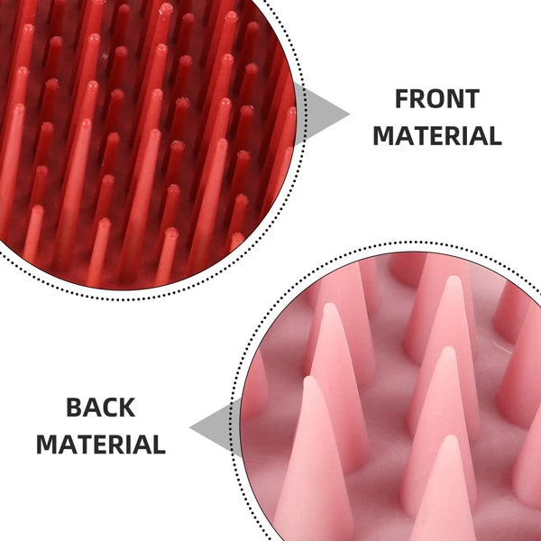 Shampoo Brush Scalp Cleansing Comb Scratcher Massager Bath Hair Scrubber