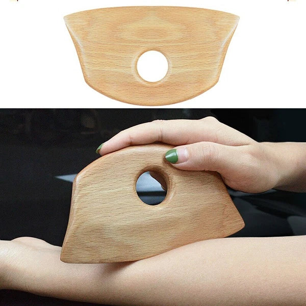 Gua Sha Tool Wooden Scraping Board Massage Slimming Guasha Scraper Therapy Set