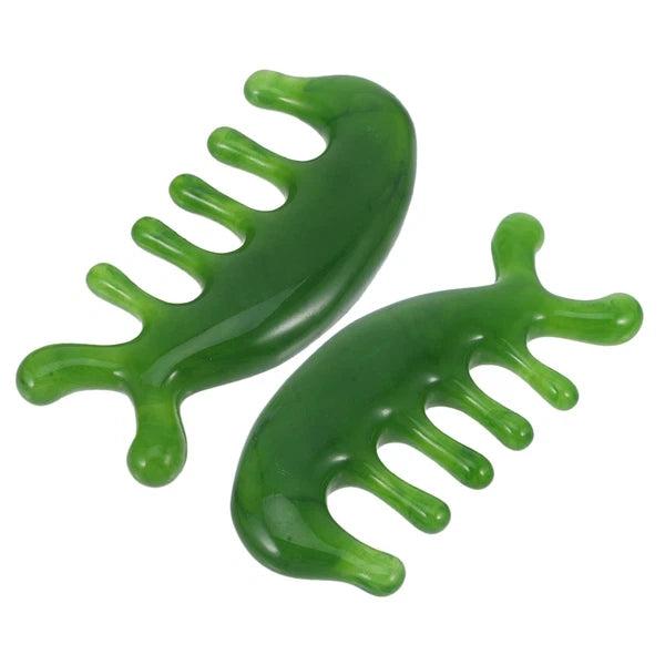 2 Pcs Scalp Massage Comb Hair Care Masssage Head Scratcher Massager