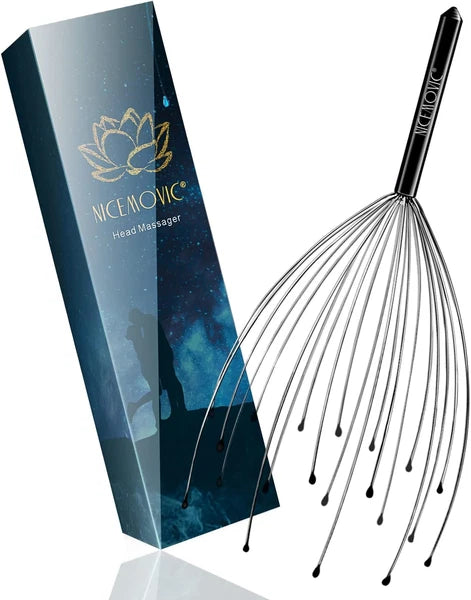 NICEMOVIC Scalp Massager, Head Massager Scratcher Tingler with 20 Fingers, Hair