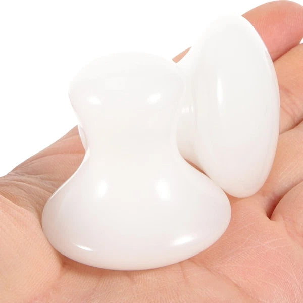 2 Pcs Scraping Massage Stone Face Shaper Body Scratcher for Women