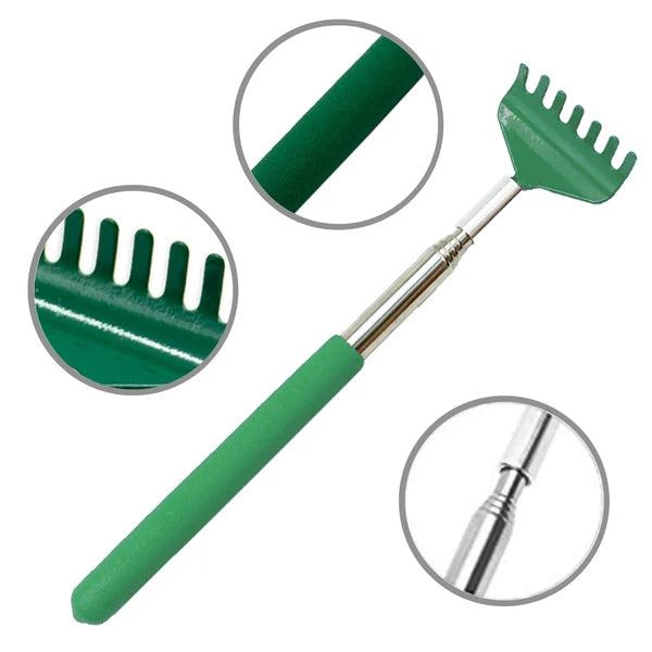 BACK SCRATCHER EXTENDABLE METAL EXTENDING MASSAGER PORTABLE TELESCOPIC